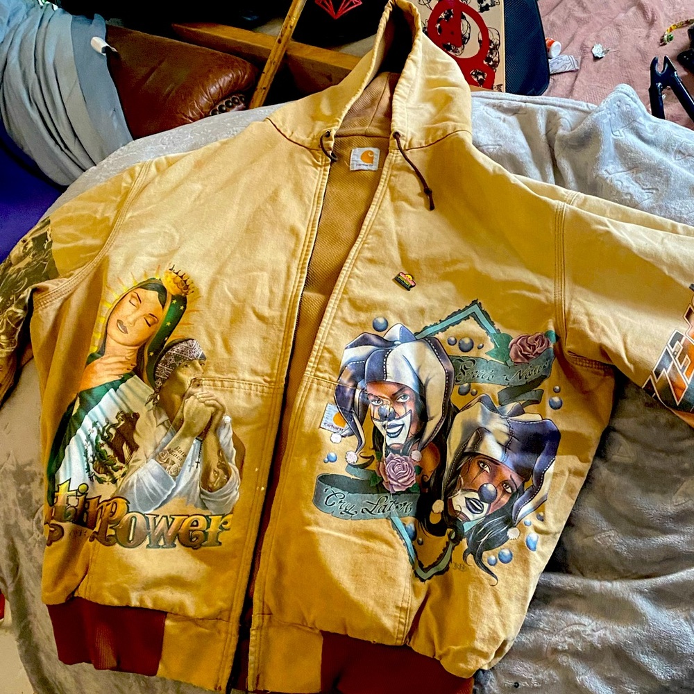 Amazing one of a kind customized carhart jacket